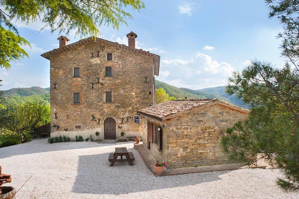 Country House Villa La Farfalla Pietralunga  Buitenkant foto